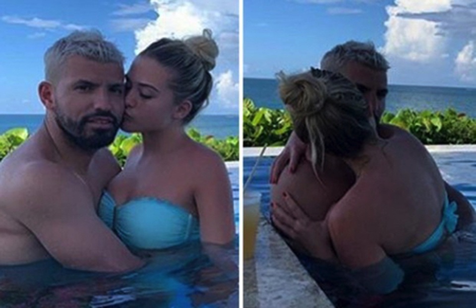 Sergio Aguero tận hưởng mùa hè rực lửa bên cô bạn gái xinh đẹp - 1 Sergio Aguero tận hưởng mùa hè rực lửa bên cô bạn gái xinh đẹp - 1