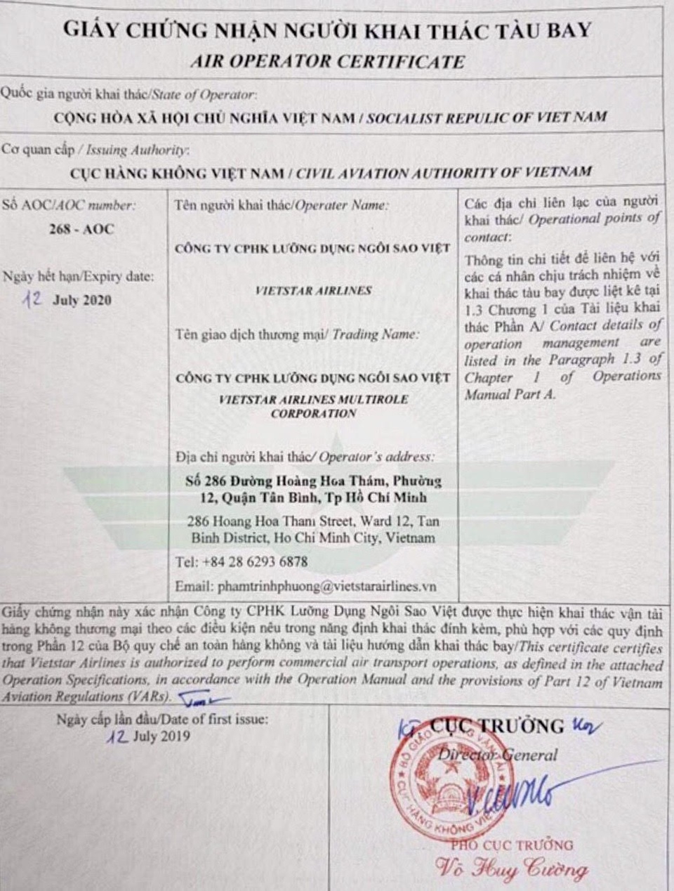 Cục Hàng không Việt Nam cấp phép cho hãng bay mới - 2 Cục Hàng không Việt Nam cấp phép cho hãng bay mới - 2