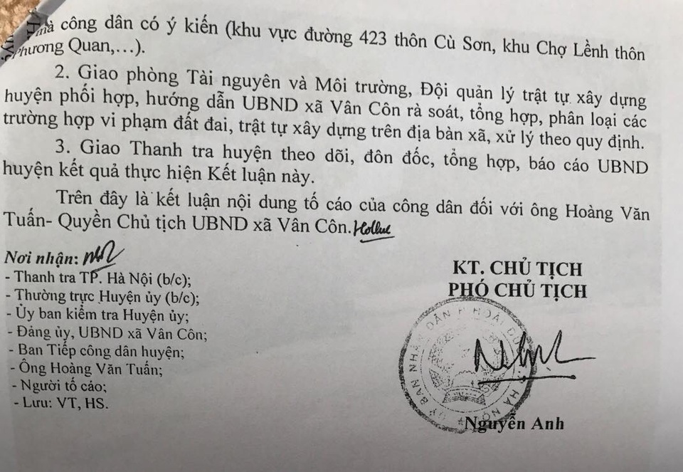 Hà Nội: Bát nháo vi phạm trật tự xây dựng, Chủ tịch xã lại bị yêu cầu... rút kinh nghiệm! - 3 Hà Nội: Bát nháo vi phạm trật tự xây dựng, Chủ tịch xã lại bị yêu cầu... rút kinh nghiệm! - 3