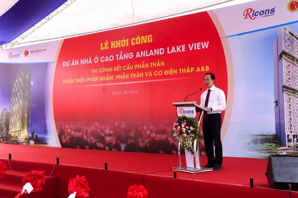 Tập đoàn Nam Cường khởi công toà nhà Anland Lakeview tại khu đô thị Dương Nội, Hà Đông - 2 Tập đoàn Nam Cường khởi công toà nhà Anland Lakeview tại khu đô thị Dương Nội, Hà Đông - 2