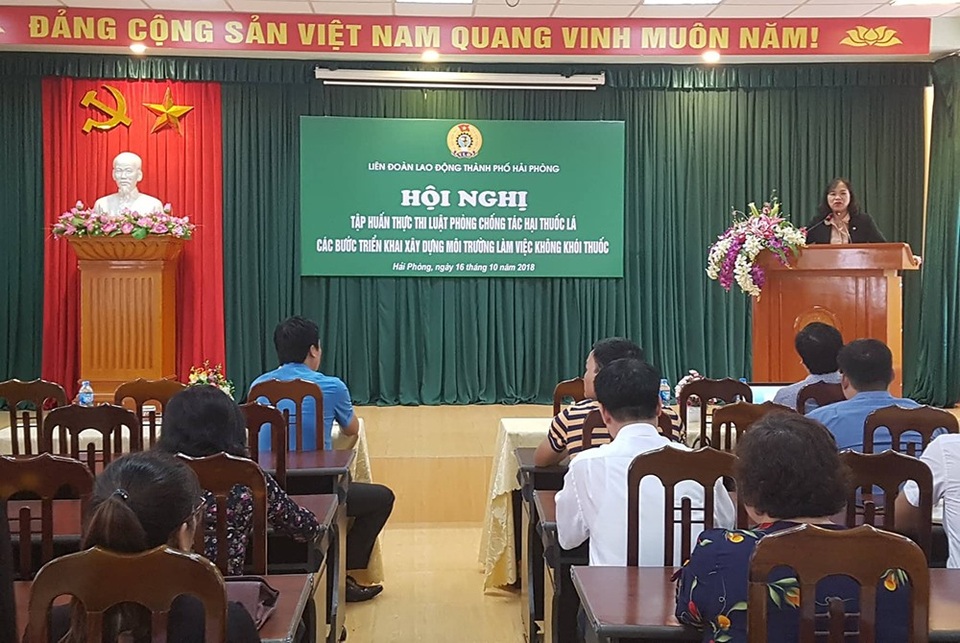 Hải Phòng: Đồng loạt triển khai mô hình “Nói không khói thuốc” - 1 Hải Phòng: Đồng loạt triển khai mô hình “Nói không khói thuốc” - 1