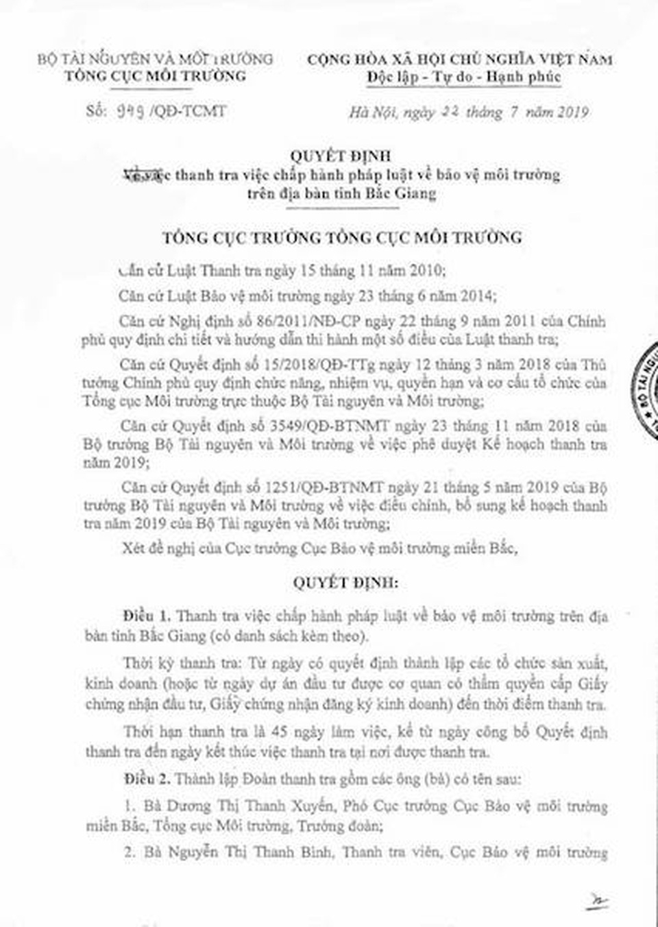 Những “điểm đen” về môi trường được Dân trí nêu chuẩn bị đón đoàn thanh tra thế nào? - 1 Những “điểm đen” về môi trường được Dân trí nêu chuẩn bị đón đoàn thanh tra thế nào? - 1