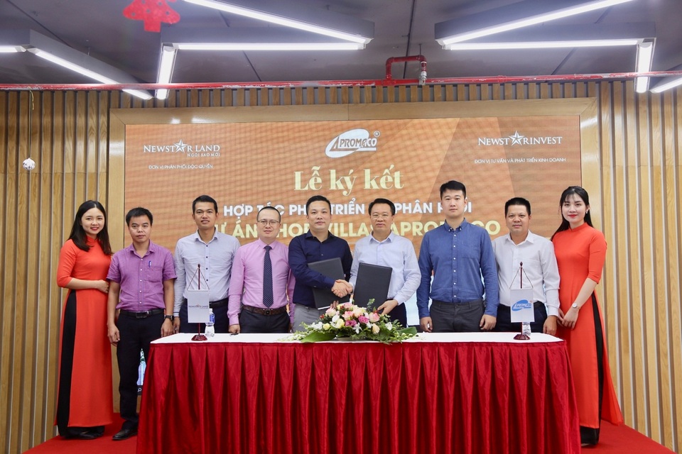 Chủ đầu tư Apromaco và Newstarland - NewstarInvest ký kết hợp tác phát triển Shop Villas Apromaco - 1 Chủ đầu tư Apromaco và Newstarland - NewstarInvest ký kết hợp tác phát triển Shop Villas Apromaco - 1