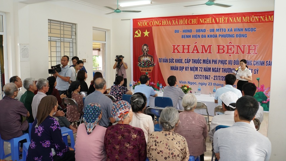 Bệnh viện Đa khoa Phương Đông tri ân ngày Thương binh liệt sỹ 27/7 - 1 Bệnh viện Đa khoa Phương Đông tri ân ngày Thương binh liệt sỹ 27/7 - 1