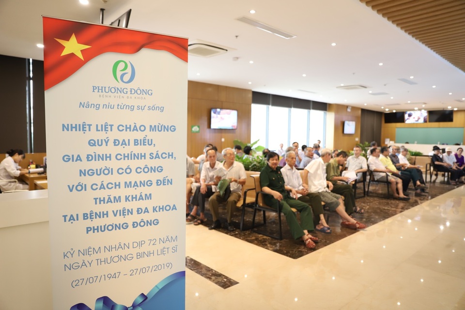 Bệnh viện Đa khoa Phương Đông tri ân ngày Thương binh liệt sỹ 27/7 - 4 Bệnh viện Đa khoa Phương Đông tri ân ngày Thương binh liệt sỹ 27/7 - 4
