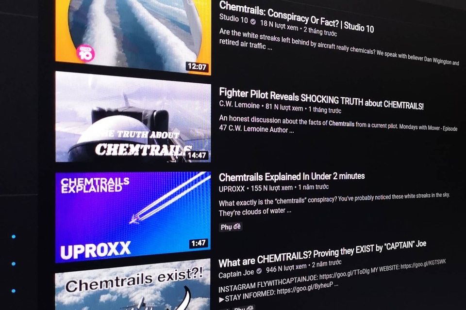 Nhiều video khoa học trên YouTube bị bóp méo, người xem hoang mang - 2 Nhiều video khoa học trên YouTube bị bóp méo, người xem hoang mang - 2