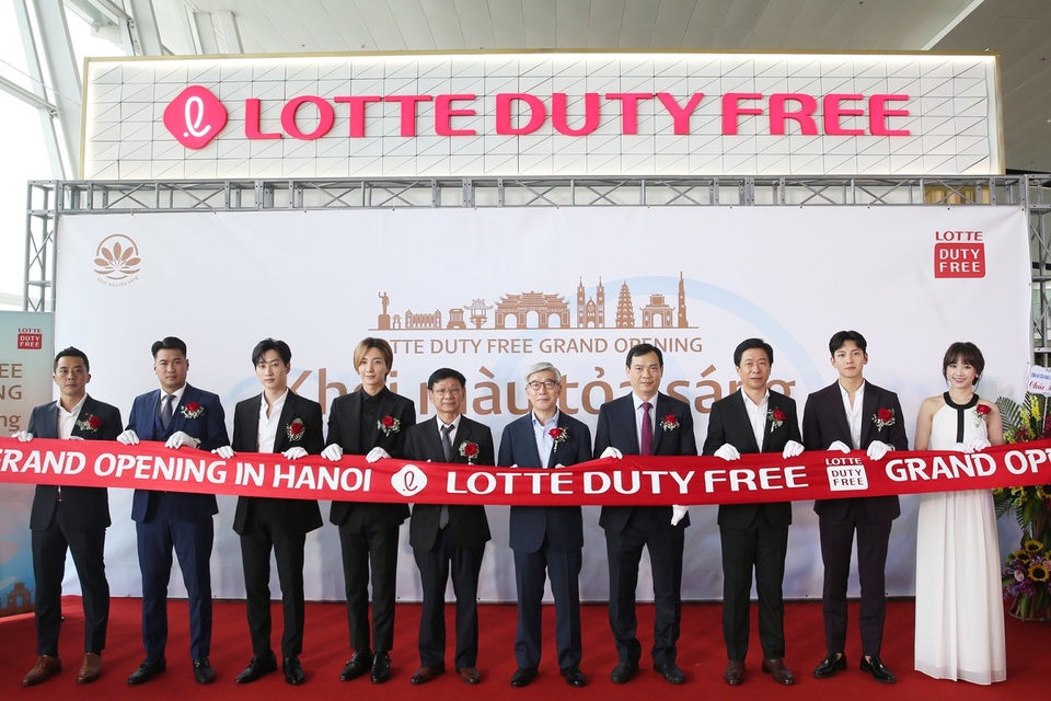 Lotte Duty Free khai trương tại sân bay quốc tế Hà Nội - 1 Lotte Duty Free khai trương tại sân bay quốc tế Hà Nội - 1