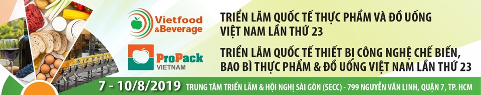 Vietfood Beverage – Propack 2019: Trở lại đầy mạnh mẽ, bùng nổ với quy mô lớn - 4 Vietfood Beverage – Propack 2019: Trở lại đầy mạnh mẽ, bùng nổ với quy mô lớn - 4