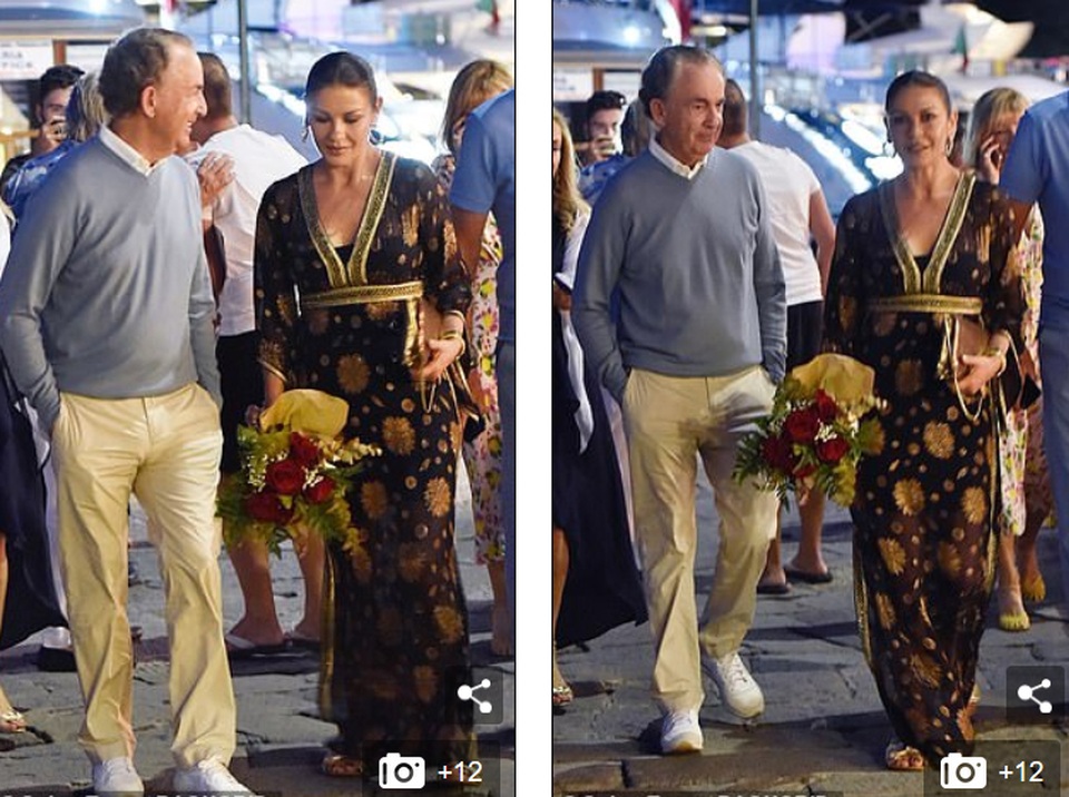 Catherine Zeta-Jones và chồng hơn 25 tuổi đi nghỉ hè ở Ý - 4 Catherine Zeta-Jones và chồng hơn 25 tuổi đi nghỉ hè ở Ý - 4