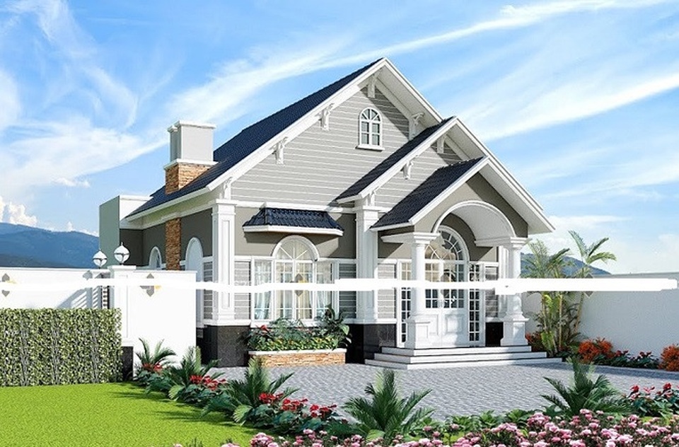 Mẫu biệt thự mini đẹp mê hồn dưới 600 triệu đồng - 2 Mẫu biệt thự mini đẹp mê hồn dưới 600 triệu đồng - 2
