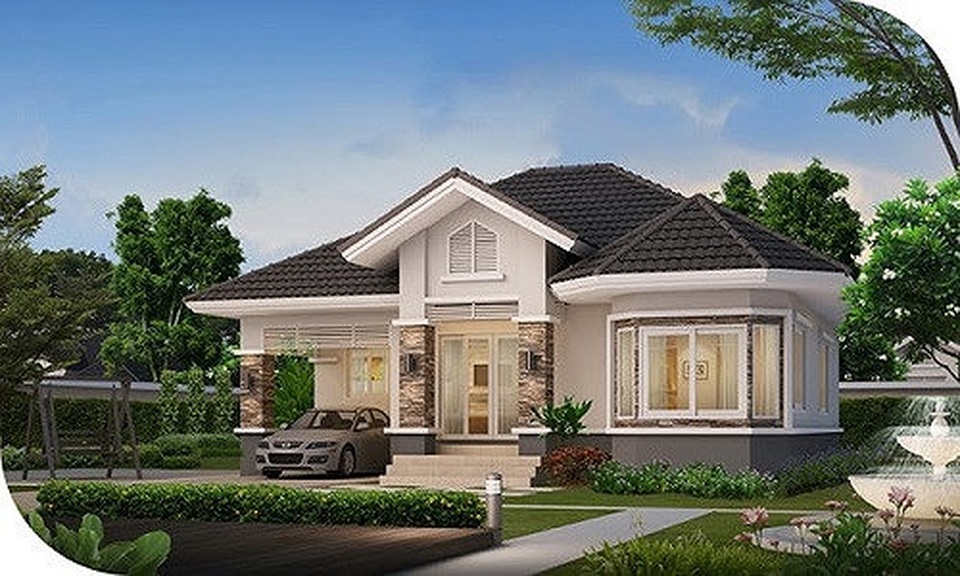 Mẫu biệt thự mini đẹp mê hồn dưới 600 triệu đồng - 3 Mẫu biệt thự mini đẹp mê hồn dưới 600 triệu đồng - 3