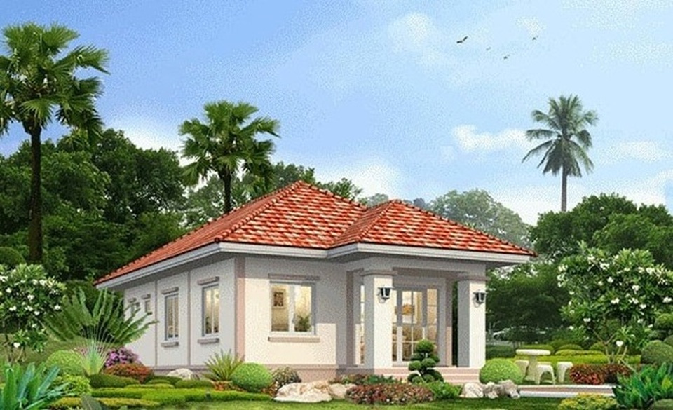 Mẫu biệt thự mini đẹp mê hồn dưới 600 triệu đồng - 5 Mẫu biệt thự mini đẹp mê hồn dưới 600 triệu đồng - 5