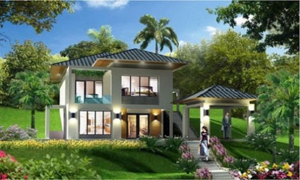 Mẫu biệt thự mini đẹp mê hồn dưới 600 triệu đồng - 6 Mẫu biệt thự mini đẹp mê hồn dưới 600 triệu đồng - 6