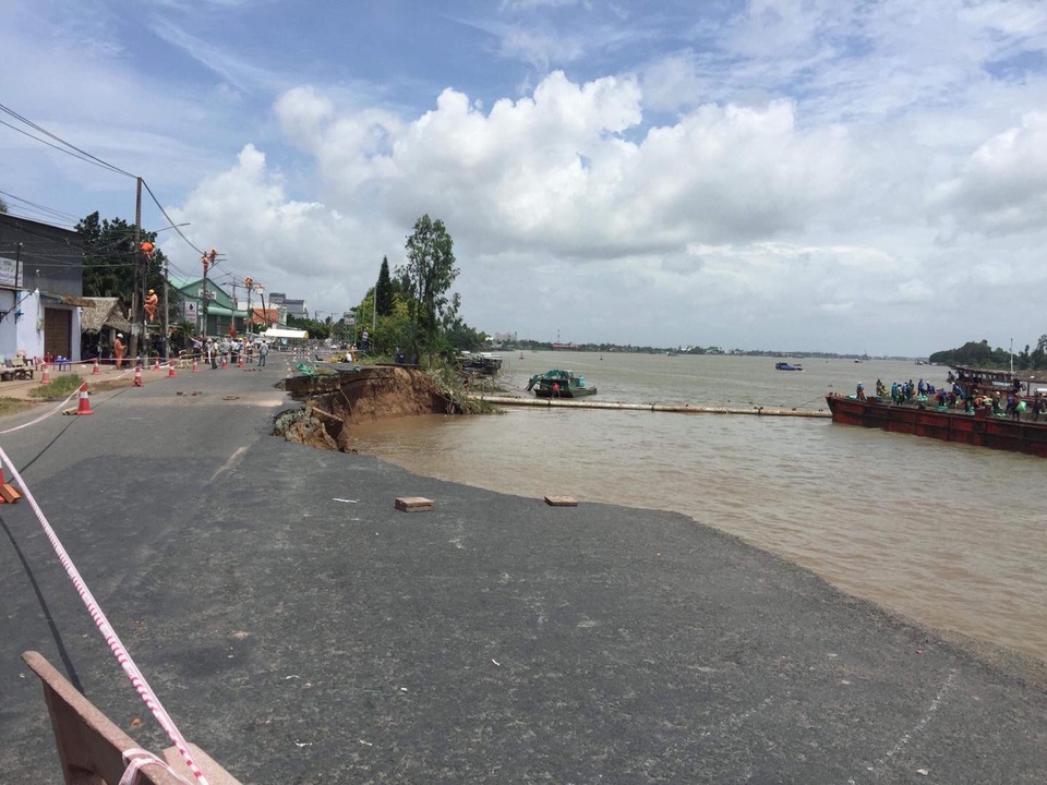 Bộ GTVT thông tin chính thức vụ quốc lộ 91 bị sạt lở xuống sông Hậu - 2