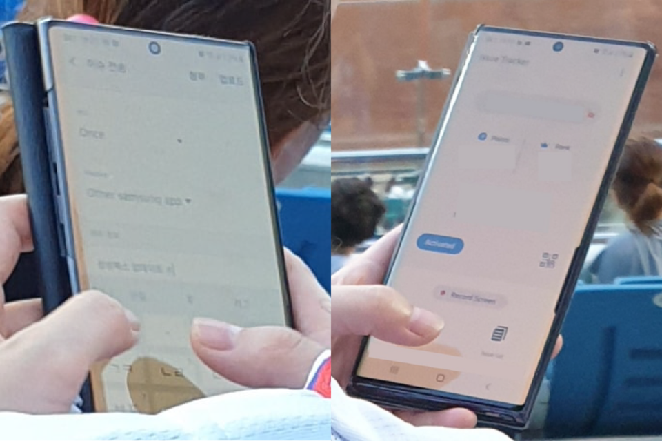Chưa ra mắt, Galaxy Note10 bị “bắt quả tang” sử dụng nơi công cộng - 1 Chưa ra mắt, Galaxy Note10 bị “bắt quả tang” sử dụng nơi công cộng - 1