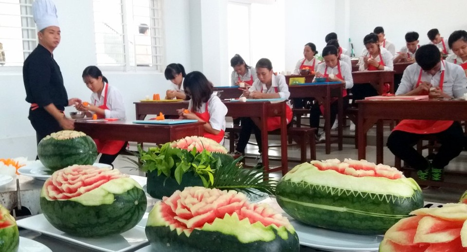 Đào tạo cao đẳng nghề đầu bếp, lễ tân... theo chuẩn của CHLB Đức - 1 Đào tạo cao đẳng nghề đầu bếp, lễ tân... theo chuẩn của CHLB Đức - 1