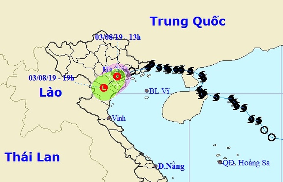 Áp thấp nhiệt đới tiếp tục gây mưa rất to ở miền Bắc - 1