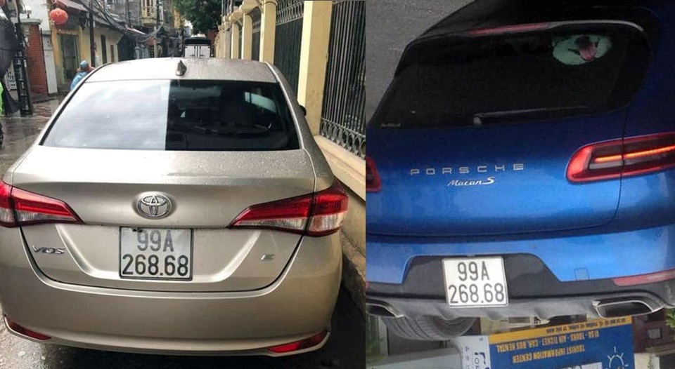 Biển số xe sang trùng xe cỏ Biển số xe sang trùng xe cỏ