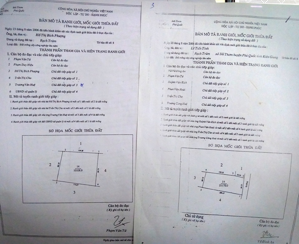 Bài 11: Đất tranh chấp, huyện Phú Quốc cấp sổ đỏ là trái pháp luật - 6 Bài 11: Đất tranh chấp, huyện Phú Quốc cấp sổ đỏ là trái pháp luật - 6