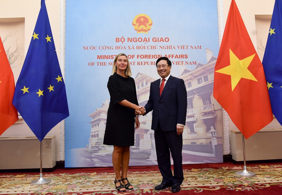 Việt Nam - EU nêu căng thẳng Biển Đông trong cuộc họp báo tại Hà Nội - 2