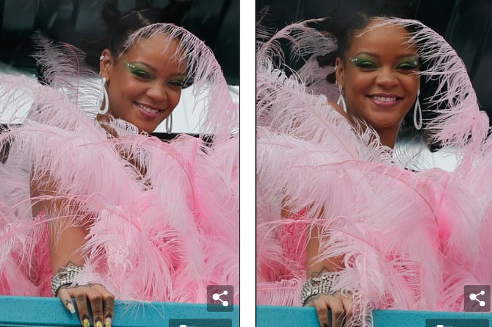 Rihanna hạnh phúc trong vòng vây của người hâm mộ - 5 Rihanna hạnh phúc trong vòng vây của người hâm mộ - 5