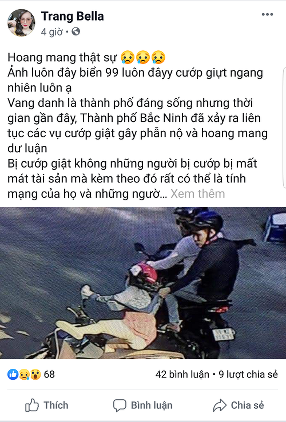 Tung tin cướp giật sai sự thật, cô gái bị phạt 12,5 triệu đồng - 1 Tung tin cướp giật sai sự thật, cô gái bị phạt 12,5 triệu đồng - 1