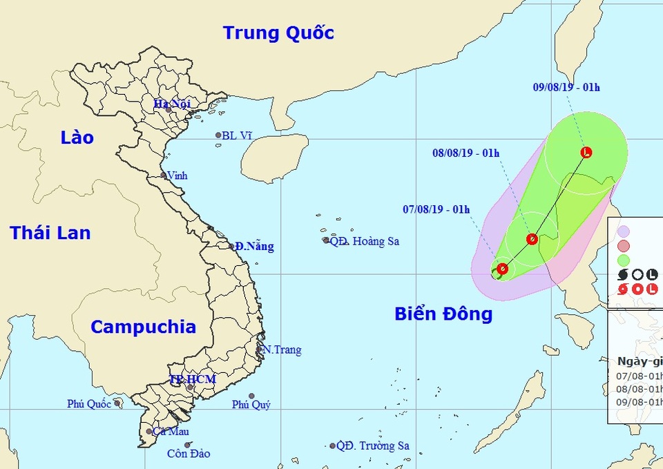 Xuất hiện áp thấp nhiệt đới, vùng biển Bình Thuận - Kiên Giang đề phòng giông lốc - 1 Xuất hiện áp thấp nhiệt đới, vùng biển Bình Thuận - Kiên Giang đề phòng giông lốc - 1