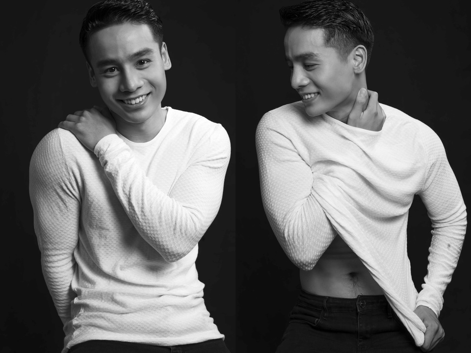 Cao Xuân Tài khoe vẻ điển trai trong bộ ảnh đen trắng - 4