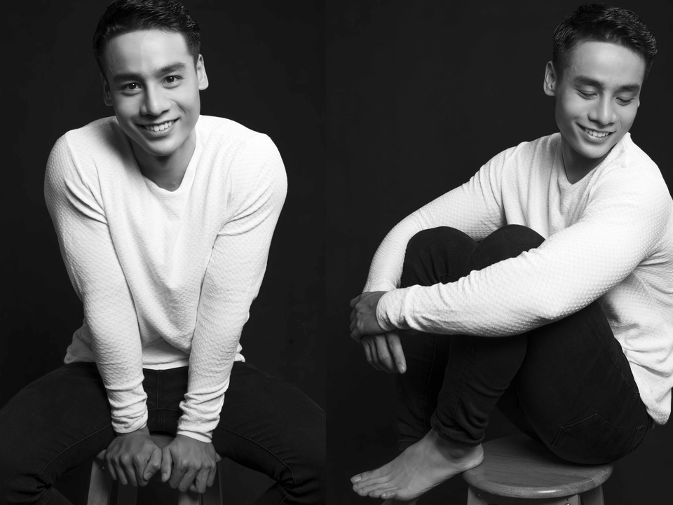 Cao Xuân Tài khoe vẻ điển trai trong bộ ảnh đen trắng - 6