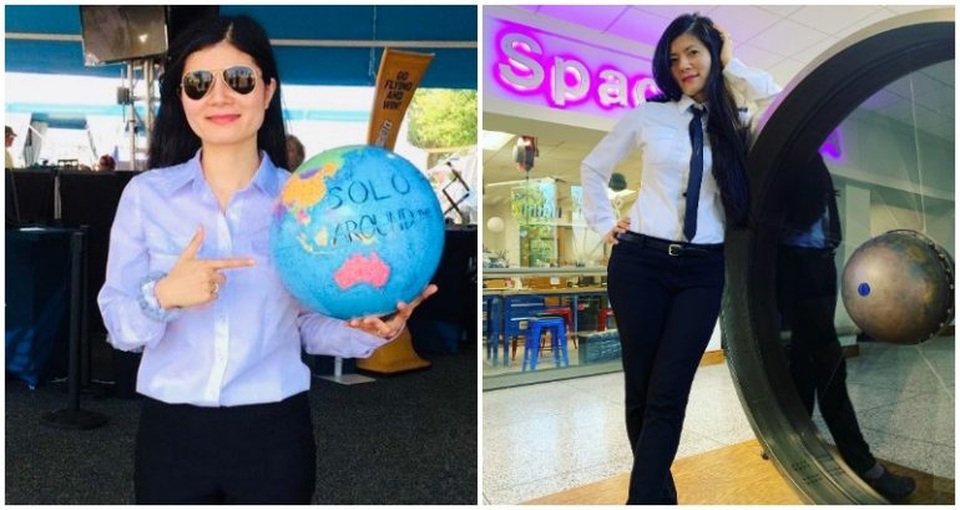 Nữ phi công gốc Việt đặt mục tiêu một mình bay vòng quanh thế giới - 2 Nữ phi công gốc Việt đặt mục tiêu một mình bay vòng quanh thế giới - 2
