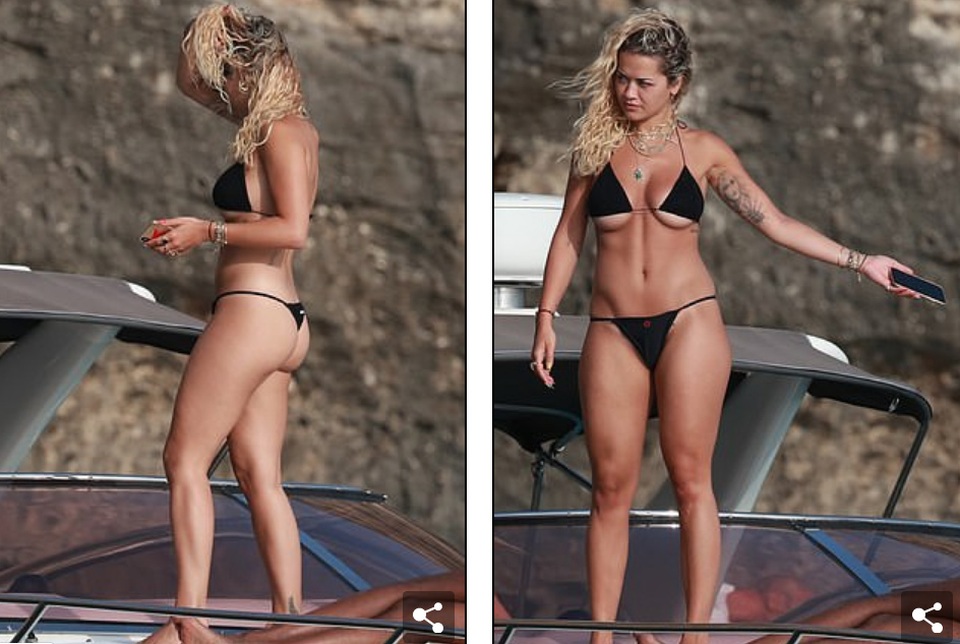 Rita Ora diện áo tắm táo bạo - 4 Rita Ora diện áo tắm táo bạo - 4