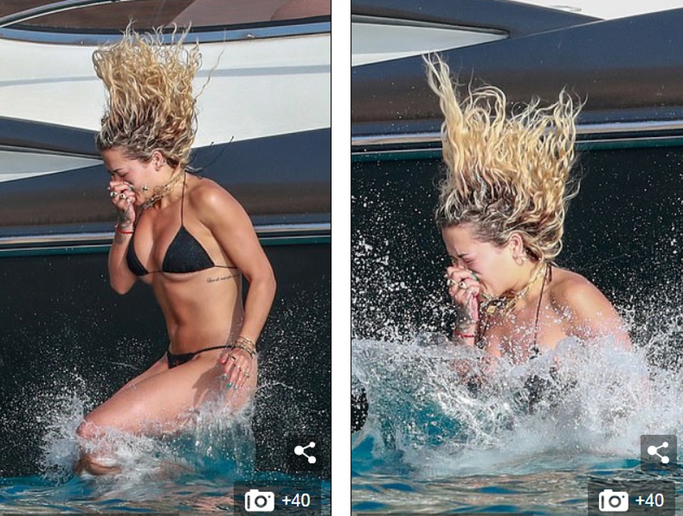 Rita Ora diện áo tắm táo bạo - 6 Rita Ora diện áo tắm táo bạo - 6