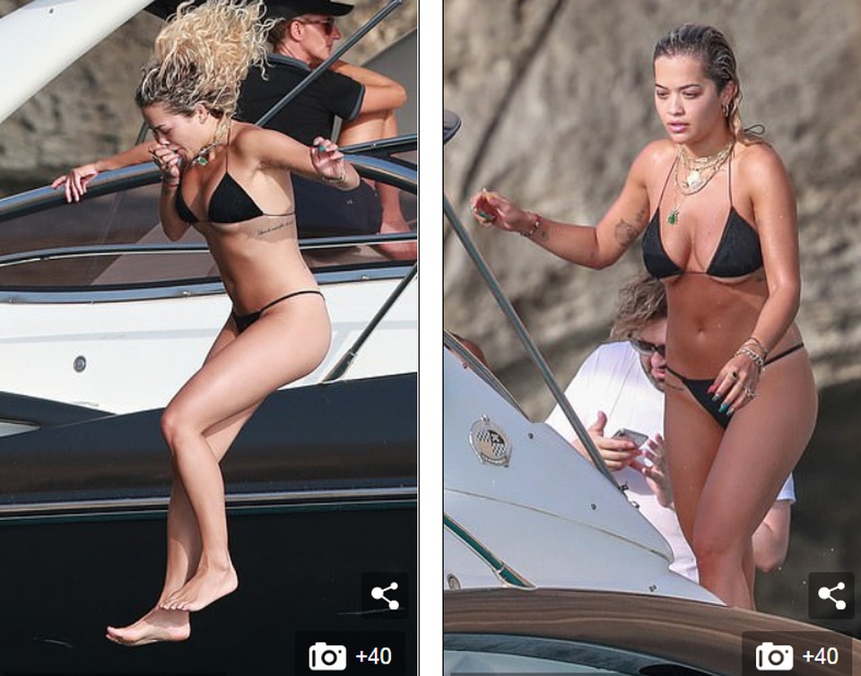 Rita Ora diện áo tắm táo bạo - 7 Rita Ora diện áo tắm táo bạo - 7