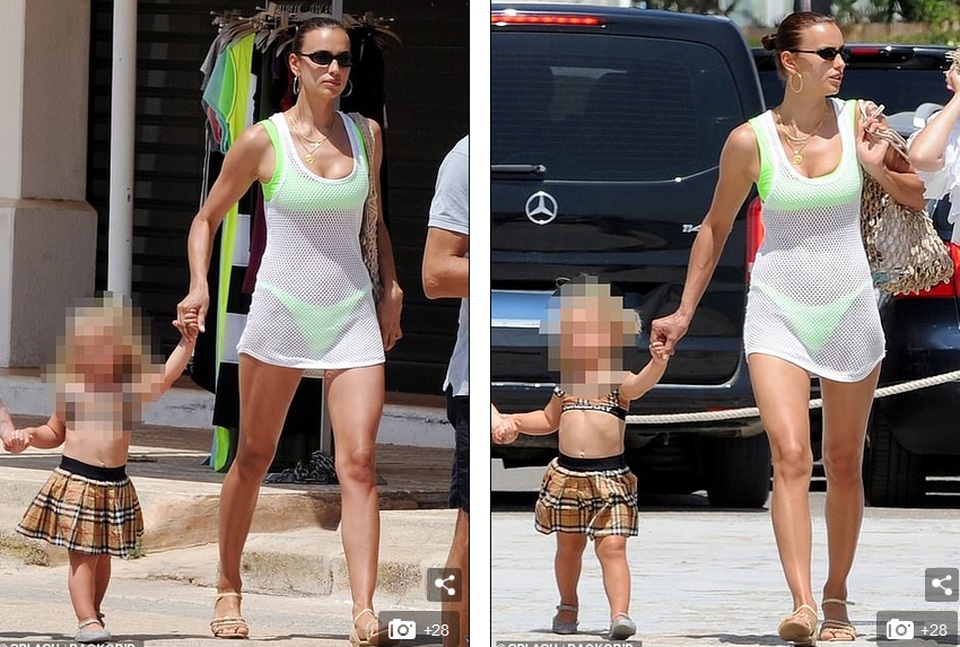 Irina Shayk cùng mẹ và con gái đi nghỉ mát ở Ibiza - 2 Irina Shayk cùng mẹ và con gái đi nghỉ mát ở Ibiza - 2