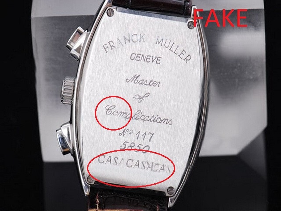Phân biệt đồng hồ Franck Muller thật – giả - 3 Phân biệt đồng hồ Franck Muller thật – giả - 3