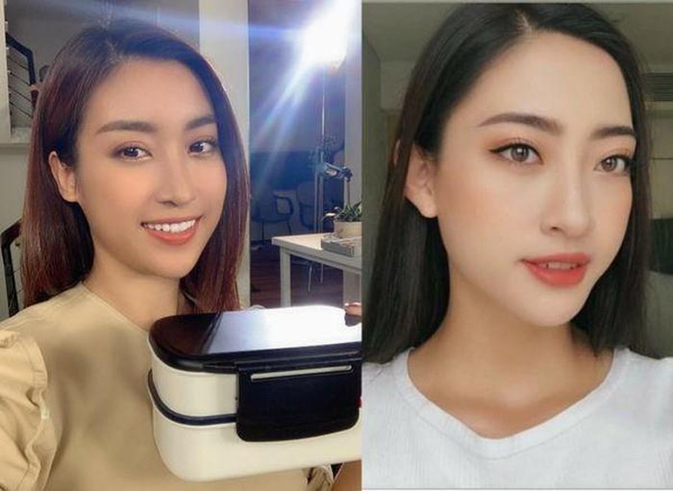 So nhan sắc mặt mộc của Hoa hậu Đỗ Mỹ Linh và Lương Thuỳ Linh - 10 So nhan sắc mặt mộc của Hoa hậu Đỗ Mỹ Linh và Lương Thuỳ Linh - 10