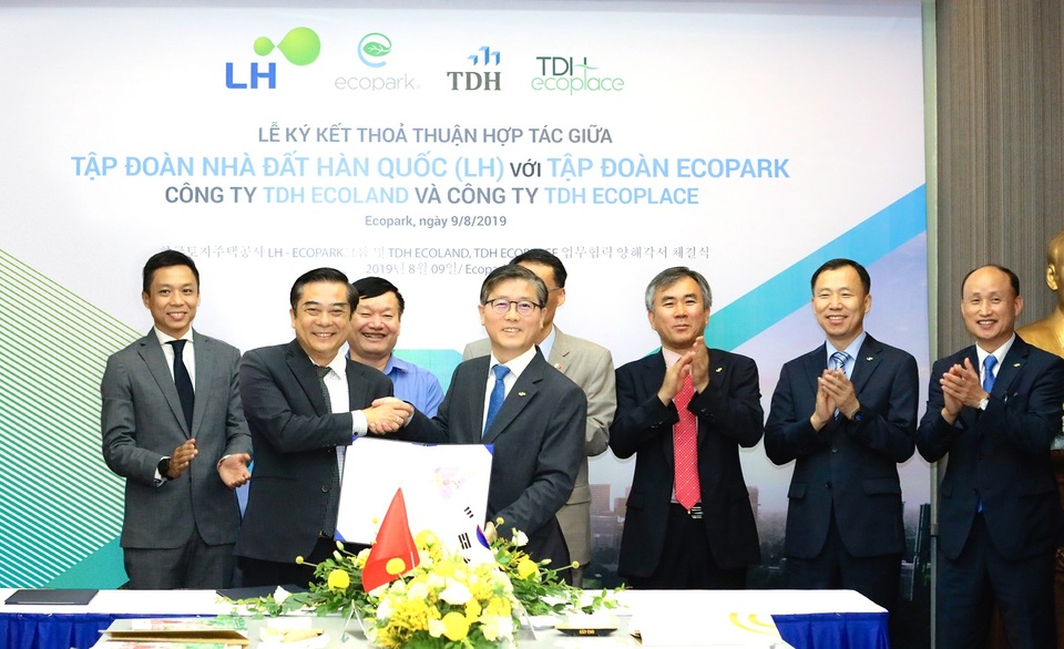 Ecopark cùng các công ty trong hệ thống ký thoả thuận hợp tác với LH – Tập đoàn nhà đất hàng đầu Hàn Quốc - 1 Ecopark cùng các công ty trong hệ thống ký thoả thuận hợp tác với LH – Tập đoàn nhà đất hàng đầu Hàn Quốc - 1