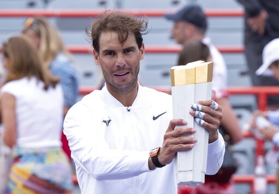 Rafael Nadal lần thứ năm vô địch Rogers Cup - 1 Rafael Nadal lần thứ năm vô địch Rogers Cup - 1