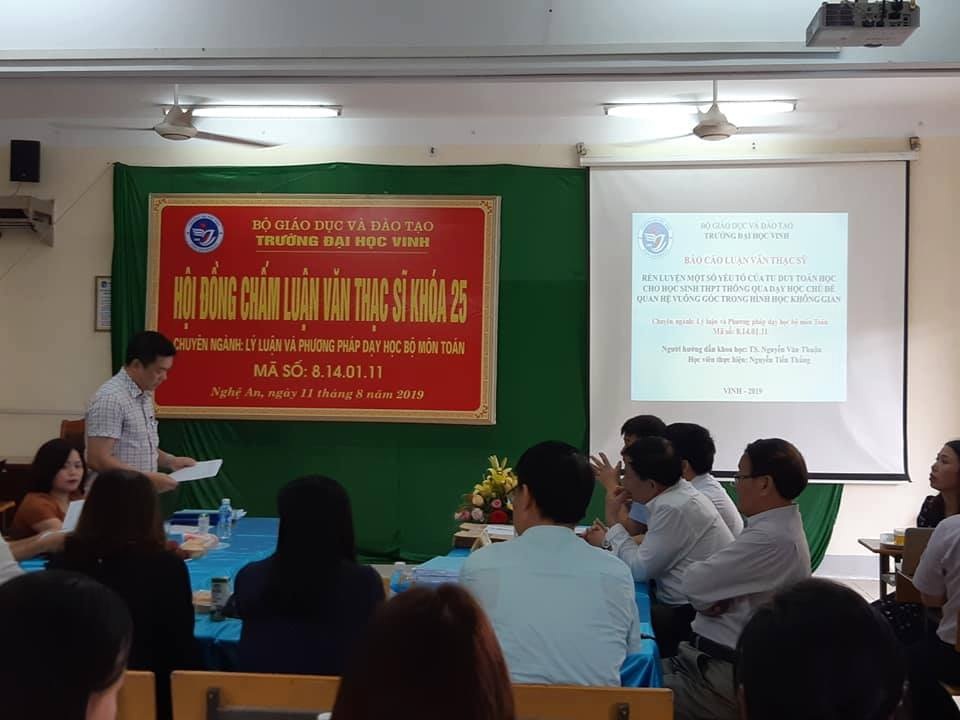 Chấm luận văn thạc sĩ cho học viên đã qua đời - 1 Chấm luận văn thạc sĩ cho học viên đã qua đời - 1