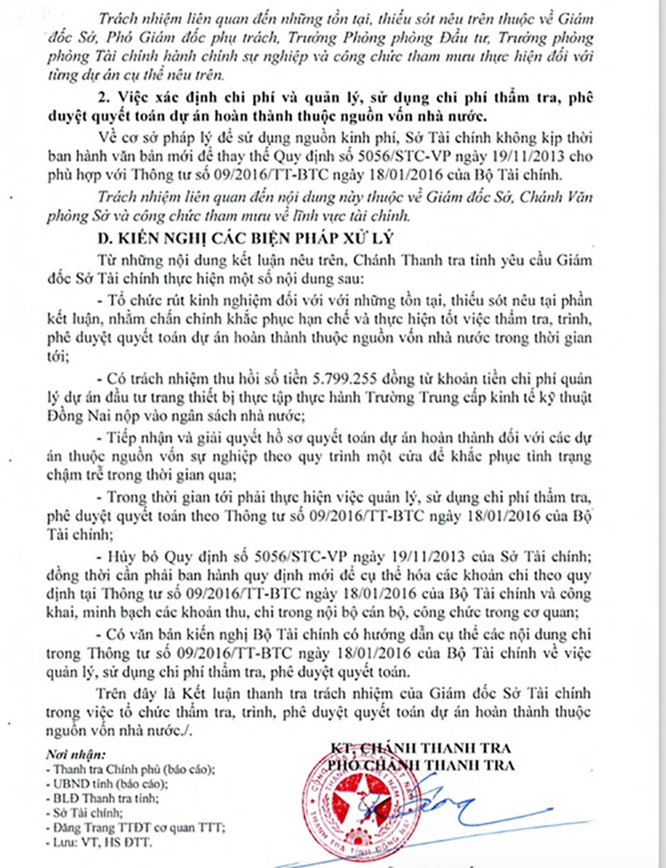 Hàng loạt thiếu sót tại Sở Tài chính tỉnh Đồng Nai - 2 Hàng loạt thiếu sót tại Sở Tài chính tỉnh Đồng Nai - 2