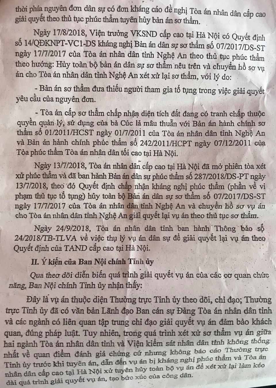 Tỉnh ủy Nghệ An chỉ đạo xử lý dứt điểm vụ gần 15 năm người dân mòn mỏi đi đòi đất - 4 Tỉnh ủy Nghệ An chỉ đạo xử lý dứt điểm vụ gần 15 năm người dân mòn mỏi đi đòi đất - 4
