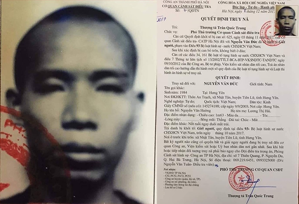 Hà Nội: Truy nã kẻ giết người máu lạnh trên phố Hàng Bài - 1