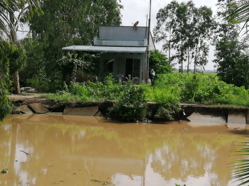 Sạt lở ở Bạc Liêu: “Tan nát” bờ kênh quê! - 5 Sạt lở ở Bạc Liêu: “Tan nát” bờ kênh quê! - 5