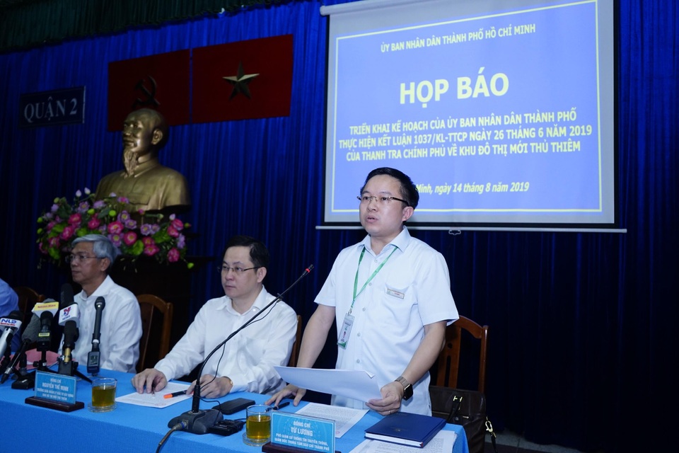 TPHCM công bố kế hoạch khắc phục sai phạm tại Thủ Thiêm - 2 TPHCM công bố kế hoạch khắc phục sai phạm tại Thủ Thiêm - 2