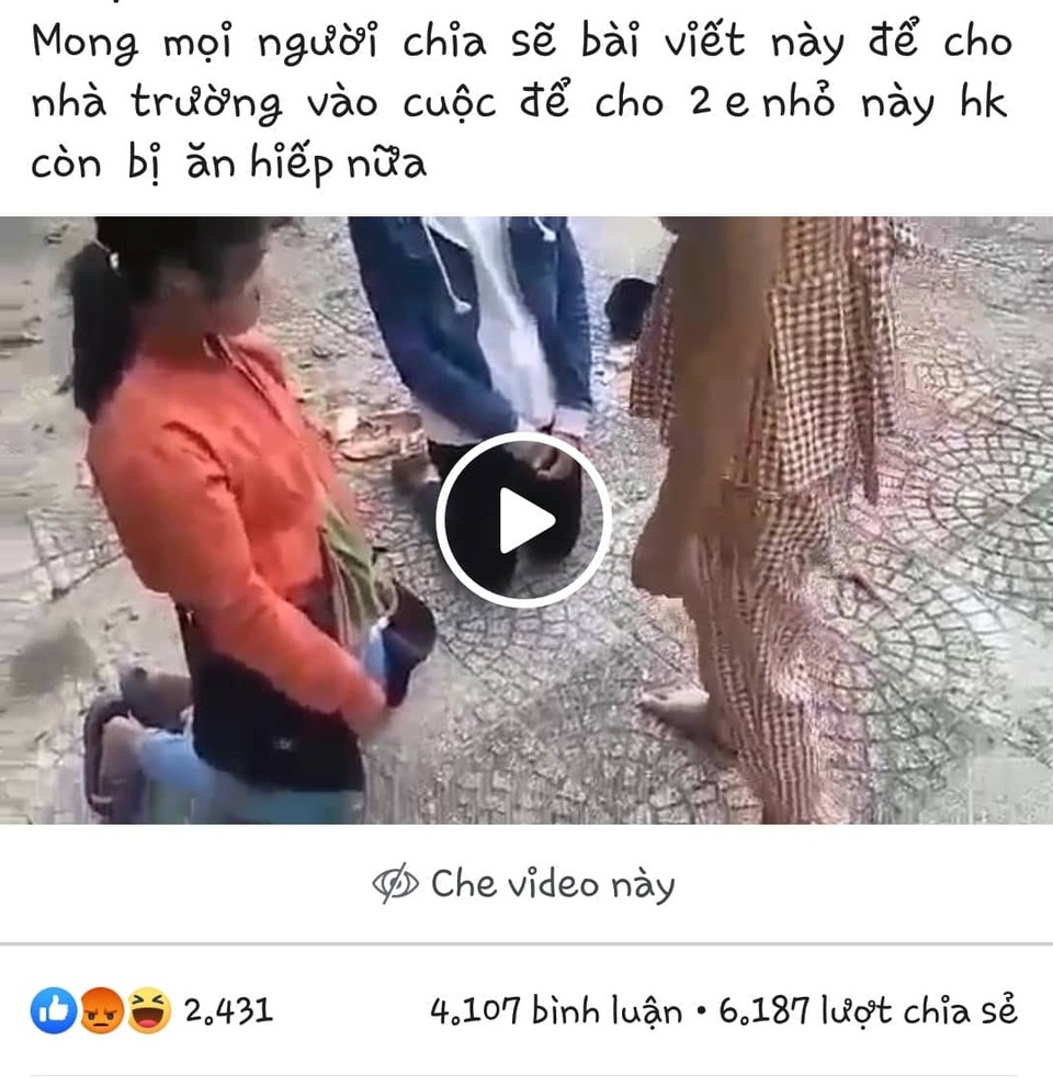 Quảng Ngãi: Ba nữ sinh bị bạn bắt quỳ, đánh tới tấp - 1 Quảng Ngãi: Ba nữ sinh bị bạn bắt quỳ, đánh tới tấp - 1
