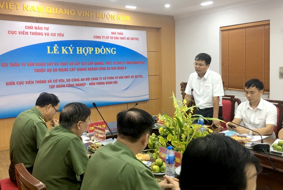 Viettel trúng thầu xây dựng dự án mạng cáp quang lớn nhất cho Bộ Công an - 1 Viettel trúng thầu xây dựng dự án mạng cáp quang lớn nhất cho Bộ Công an - 1