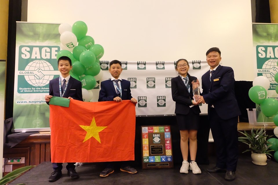 Học sinh Việt vô địch sân chơi khởi nghiệp quốc tế Sage Global 2019 tại Mỹ - 1 Học sinh Việt vô địch sân chơi khởi nghiệp quốc tế Sage Global 2019 tại Mỹ - 1