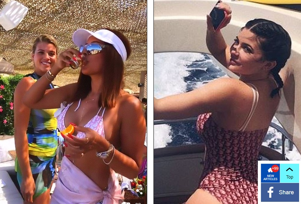Kylie Jenner khoe dáng rực lửa bên bạn thân - 4 Kylie Jenner khoe dáng rực lửa bên bạn thân - 4