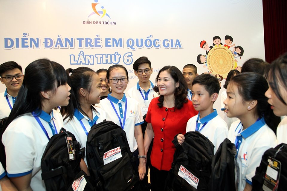 Đại diện của 26 triệu trẻ em bày tỏ quan điểm tại Hà Nội - 1 Đại diện của 26 triệu trẻ em bày tỏ quan điểm tại Hà Nội - 1