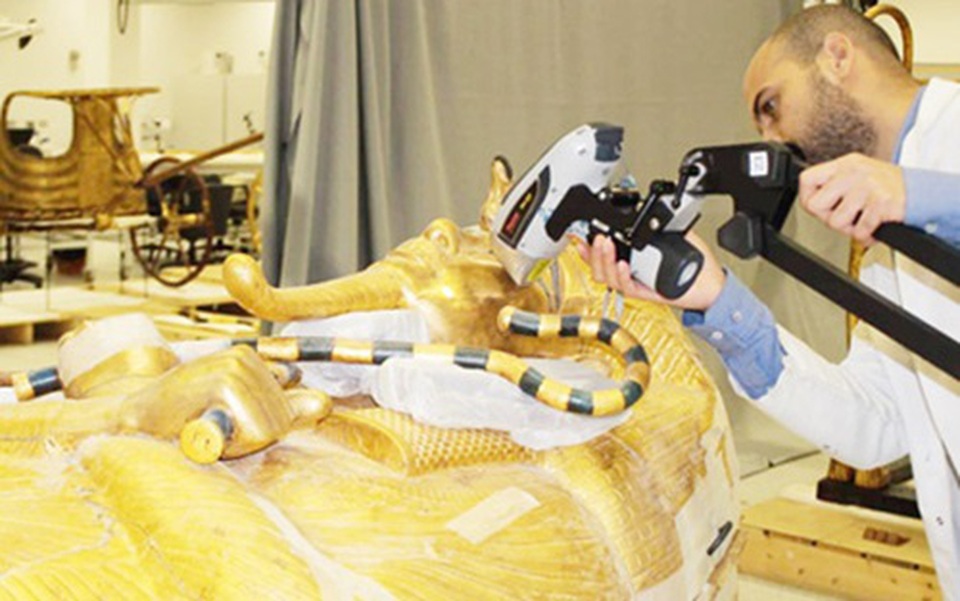 Ai Cập phục chế quan tài lớn của Pharaoh Tutankhamun - 1 Ai Cập phục chế quan tài lớn của Pharaoh Tutankhamun - 1